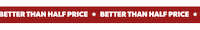icelandfoodsni scroll text red scroll better than half price better than half price scroll Sticker