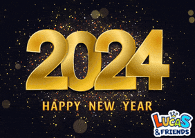 Happy New Years GIF by Lucas and Friends by RV AppStudios