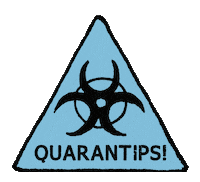 Quarantine Isolation Sticker by Pretty Whiskey / Alex Sautter
