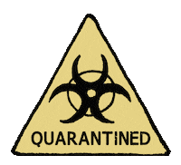 Lonely Virus Sticker by Pretty Whiskey / Alex Sautter