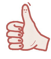 Happy Thumbs Sticker