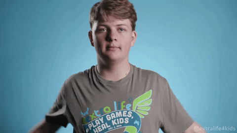 video game hug GIF by Children's Miracle Network Hospitals