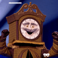 Grandfather Clock GIF by The Masked Singer UK