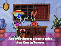 season 4 krusty towers GIF by SpongeBob SquarePants