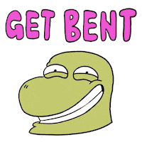 Dinosaur Get Sticker by Luigi Segre