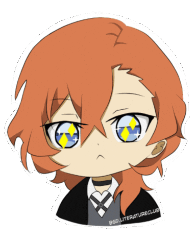 Bungo Stray Dogs Wow Sticker