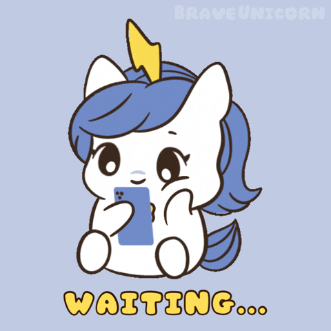 Miss You Waiting GIF by Brave Unicorn
