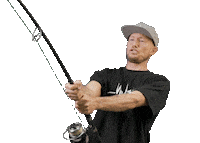 Line Fishing Sticker by Malosi Studio