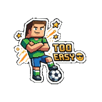 Too Easy Football Sticker