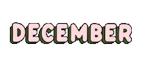 Christmas December Sticker