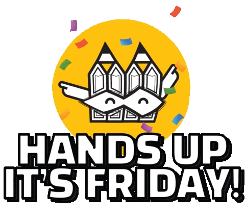 Hands Up Friday Sticker by Stamatia Alexaki