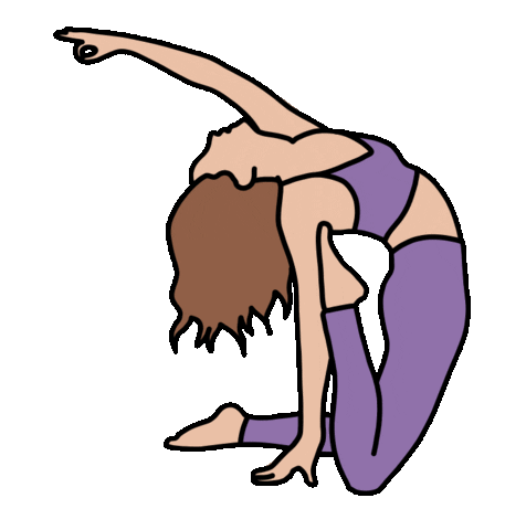 Yoga Sticker by sasa elebea