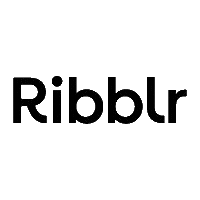 Blacklogo Sticker by Ribblr