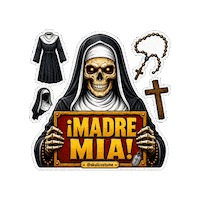 Halloween Skull Sticker