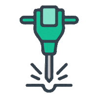 Santa Fe Obras Sticker by Santa Fe Capital