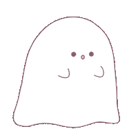 rammik7 ghost obakechan おばけちゃん ちゃいちいこうもり Sticker