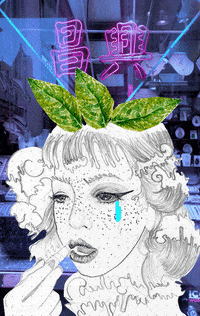 illustration tears GIF by miranda