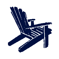 Adirondack Chair Sticker by Allegheny College