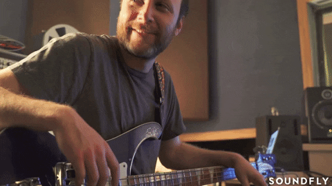 in the studio guitar GIF by Soundfly