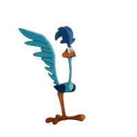 Looney Tunes Roadrunner Sticker by Coyote vs. ACME