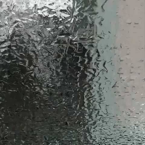 Texan's Windshield Is Iced Over - But No Snow