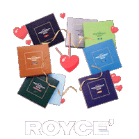 I Love You Heart Sticker by ROYCE' Chocolate USA