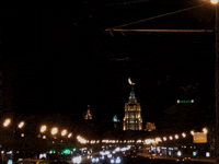 Big Moon Night GIF by tkkjee