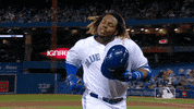 vladimir guerrero jr smiling GIF by MLB