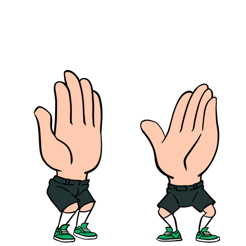 sonsaram giphyupload highfive 하이파이브 손사람 Sticker