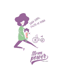 mom mompower Sticker by MOMTOMOM