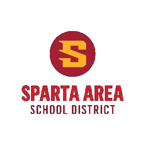 SpartaAreaSchoolDistrict giphygifmaker spartans sparta spartanproud Sticker