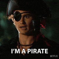 Outer Banks Pirate GIF by NETFLIX