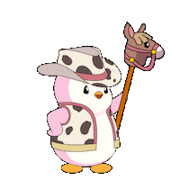 Wild West Penguin Sticker by Pudgy Penguins