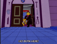 homer simpson leave GIF