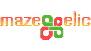 Mazeadelic mad maze mazeadelic wearemad Sticker