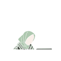 Girl Work Sticker