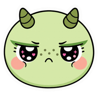 Sticker Pout Sticker by Naru Naru