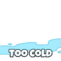 Snow Freezing Sticker by Christophers Genie