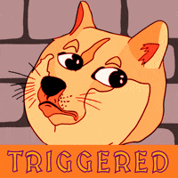 Egonauts dog angry crypto nft GIF