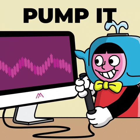 Happy Pump It GIF by Moca Network
