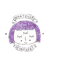 whatever STICKER by imoji