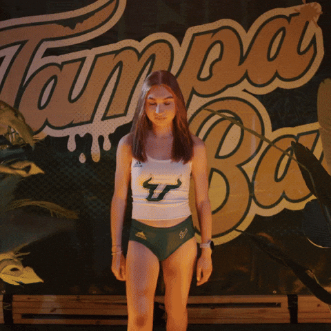 South Florida Horns Up GIF by USF Athletics