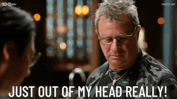Nervous Out Of My Head GIF by MasterChefAU