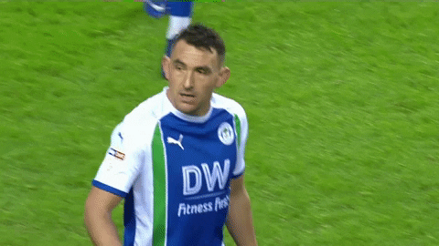 are you kidding me gary roberts GIF by Wigan Athletic