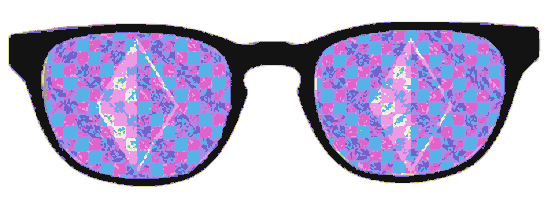 eye glasses Sticker by Equinoxx Design