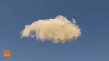 Artist Creates Mesmerizing Moving Cloud Illustration