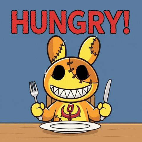 Hungry GIF by RugDollz
