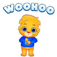 Happy Cheer Up Sticker by Lucas and Friends by RV AppStudios