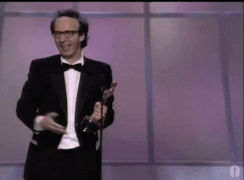 roberto benigni oscars GIF by The Academy Awards