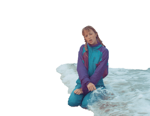 happy beach Sticker by Angele_VL